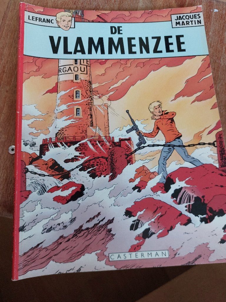 Lefranc, de vlammenzee, Boeken, Stripboeken, Eén stripboek, Ophalen of Verzenden