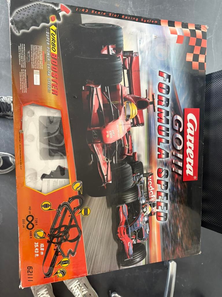 Carrera Racebaan, Ophalen, Zo goed als nieuw, Elektrisch, Carrera