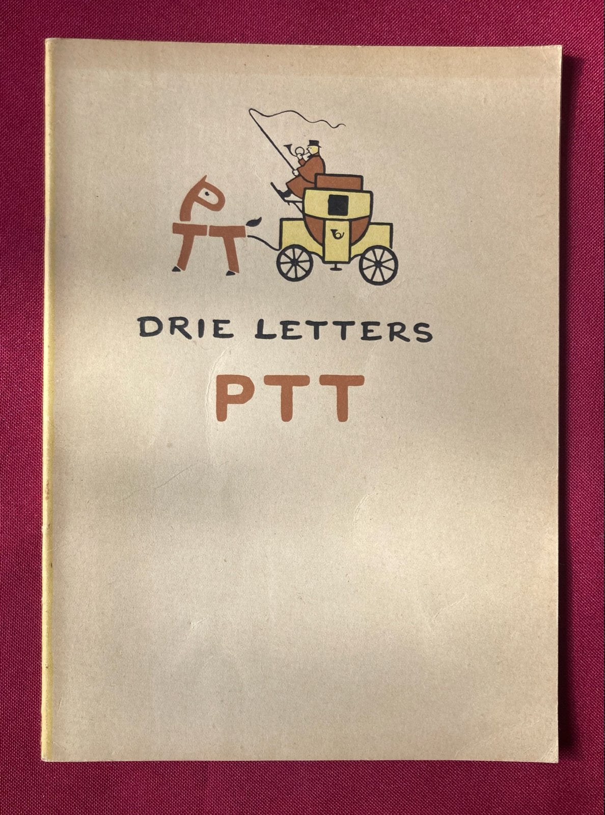 Drie Letters PTT - 2e Druk - Jo Spier illustraties, Boeken, Ophalen of Verzenden, Zo goed als nieuw