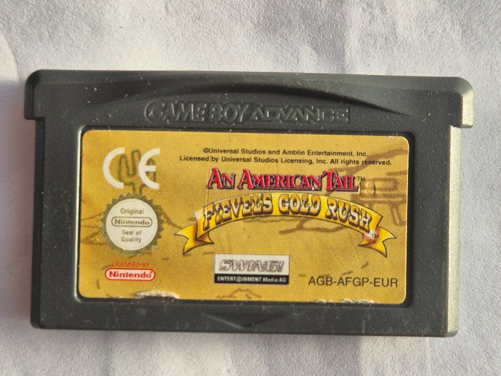 an american tail FIEVELS GOLD RUSH, Spelcomputers en Games, 1 speler, Racen en Vliegen, Ophalen of Verzenden, Zo goed als nieuw