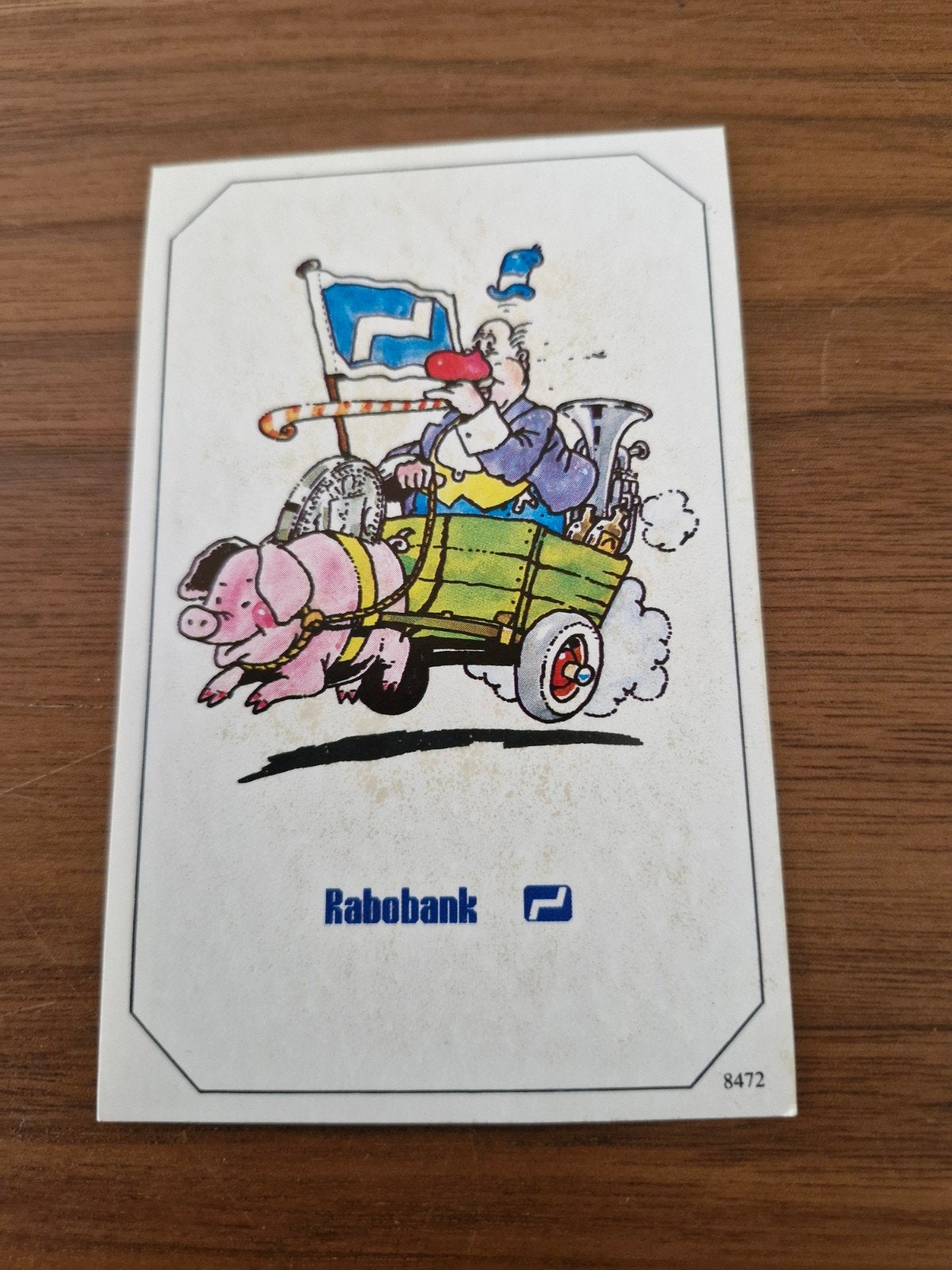 10800 Rabobank spaarvarken sticker, Ophalen of Verzenden, Nieuw, Bedrijf of Vereniging