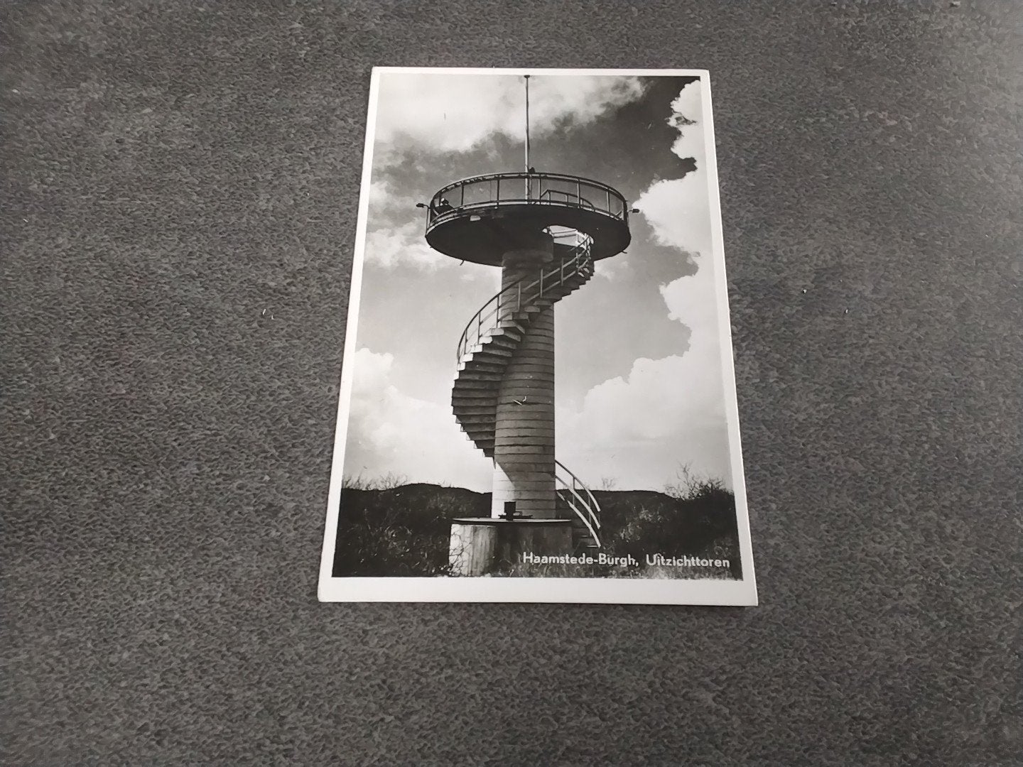 Burgh Haamstede Uitzichttoren 1955, Verzamelen, Ansichtkaarten | Nederland, Ophalen of Verzenden, 1940 tot 1960, Gelopen, Zeeland
