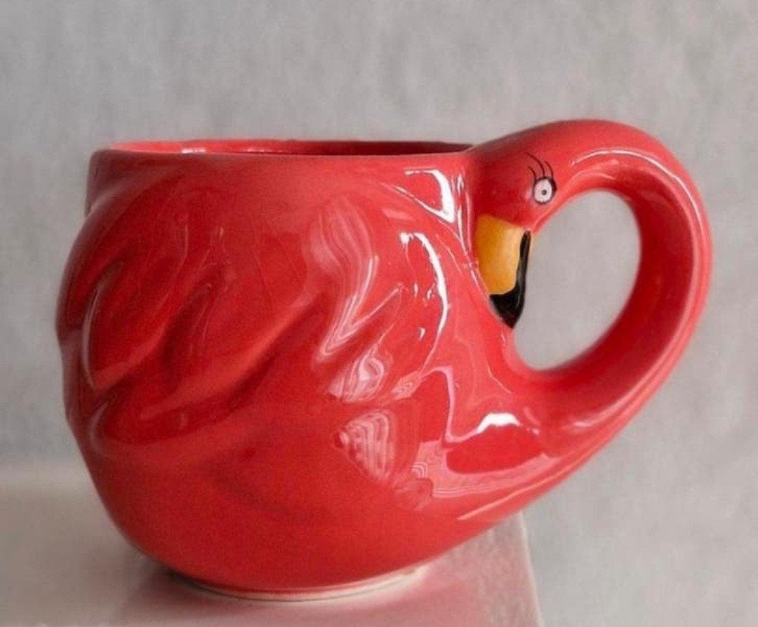 Beker Blond Amsterdam Flamingo, Ophalen of Verzenden, Zo goed als nieuw, Aardewerk, Kop(pen) en/of Schotel(s)