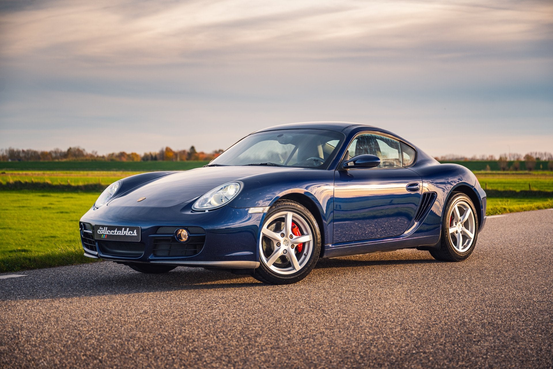 Porsche Cayman S 3.4 handgeschakeld vers gereviseerde motor, Auto's, Achterwielaandrijving, Gebruikt, 296 pk, Blauw