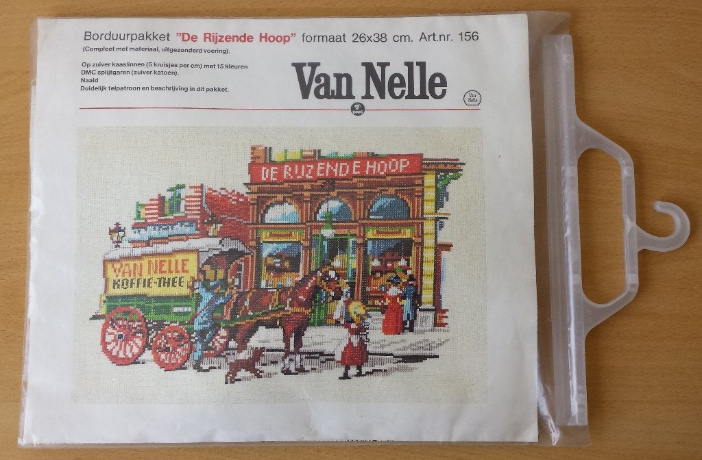 De Rijzende Hoop Pakket - van Nelle, Hobby en Vrije tijd, Van Nelle, Ophalen of Verzenden, Zo goed als nieuw, Handborduren