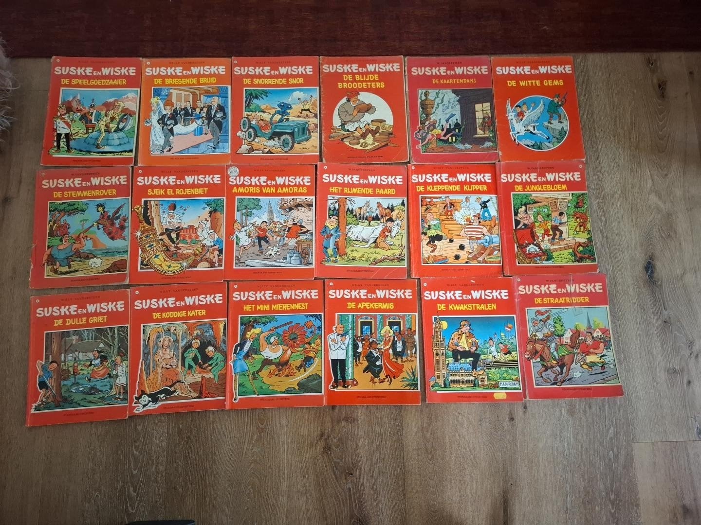 Partij Suske en Wiske – oude drukken en nieuwere, Meerdere stripboeken, Ophalen of Verzenden, Gelezen