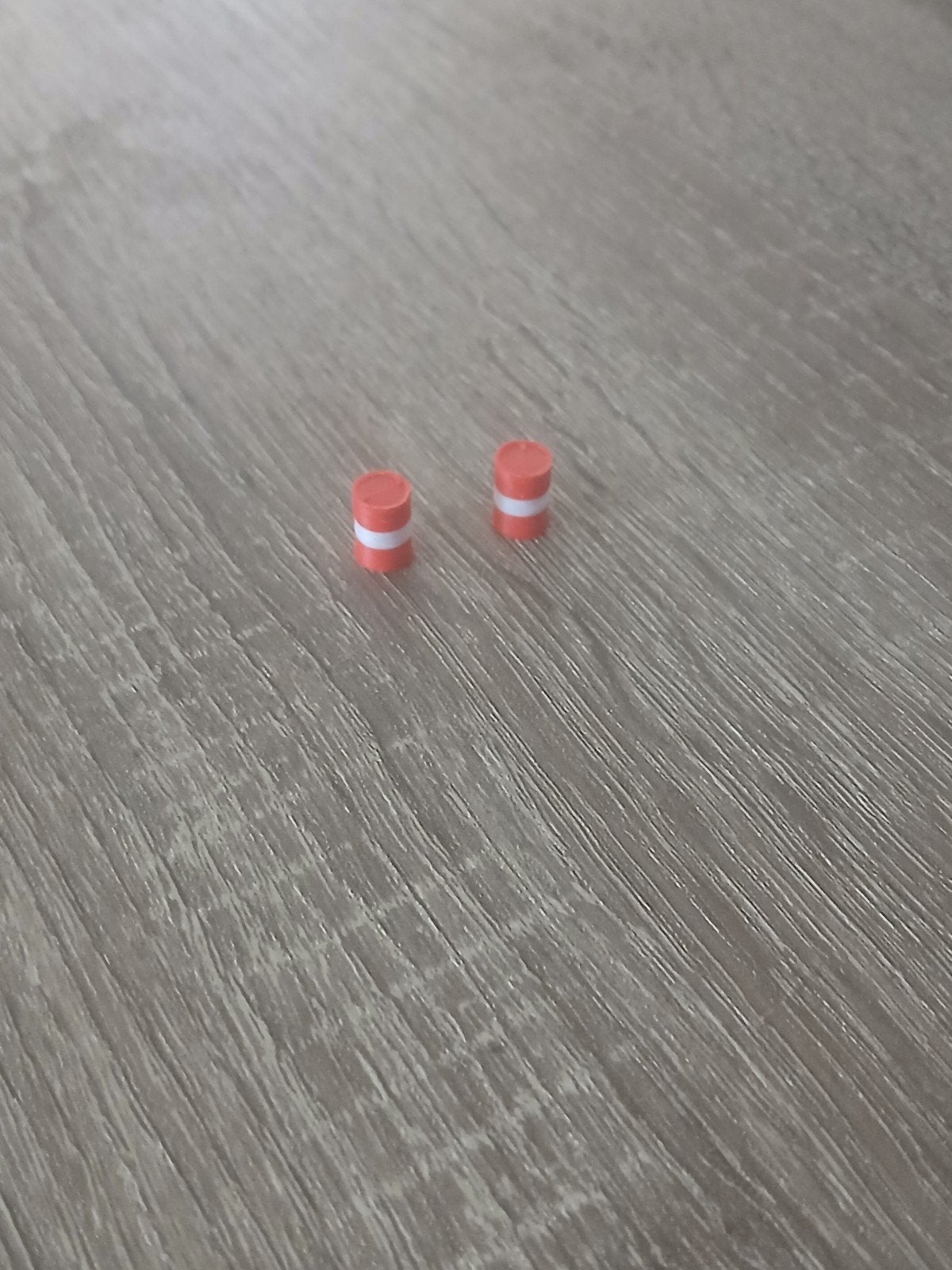 10x multicolor olievaten rood wit h0, Verzenden