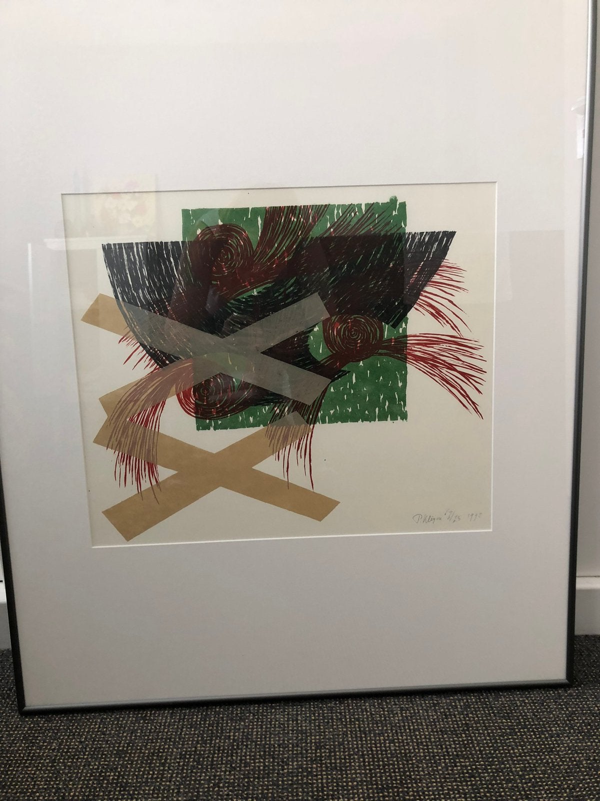 Litho van P Kleine, Antiek en Kunst, Kunst | Litho's en Zeefdrukken, Ophalen