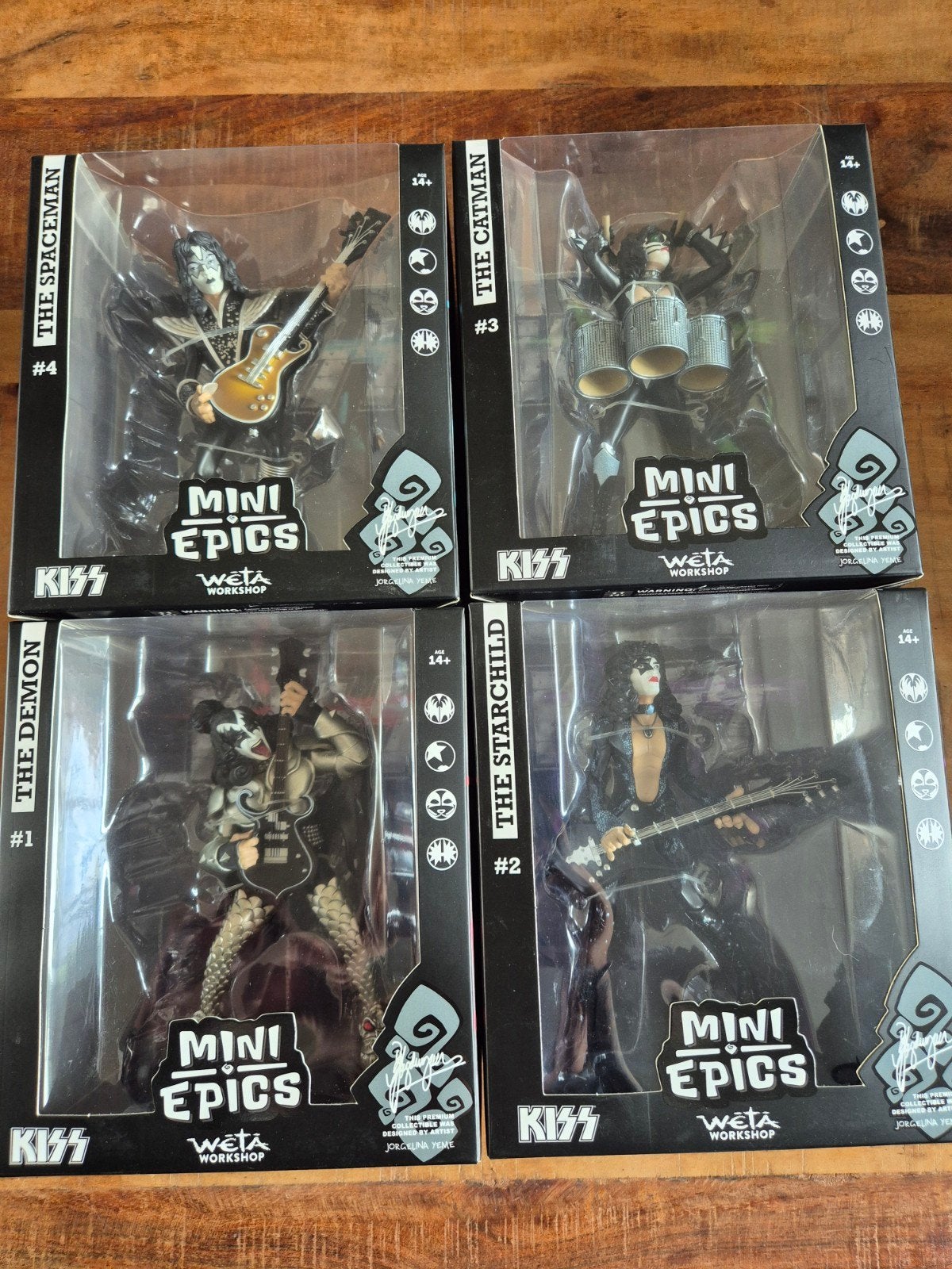 kiss band figures Mini Epics, Ophalen of Verzenden