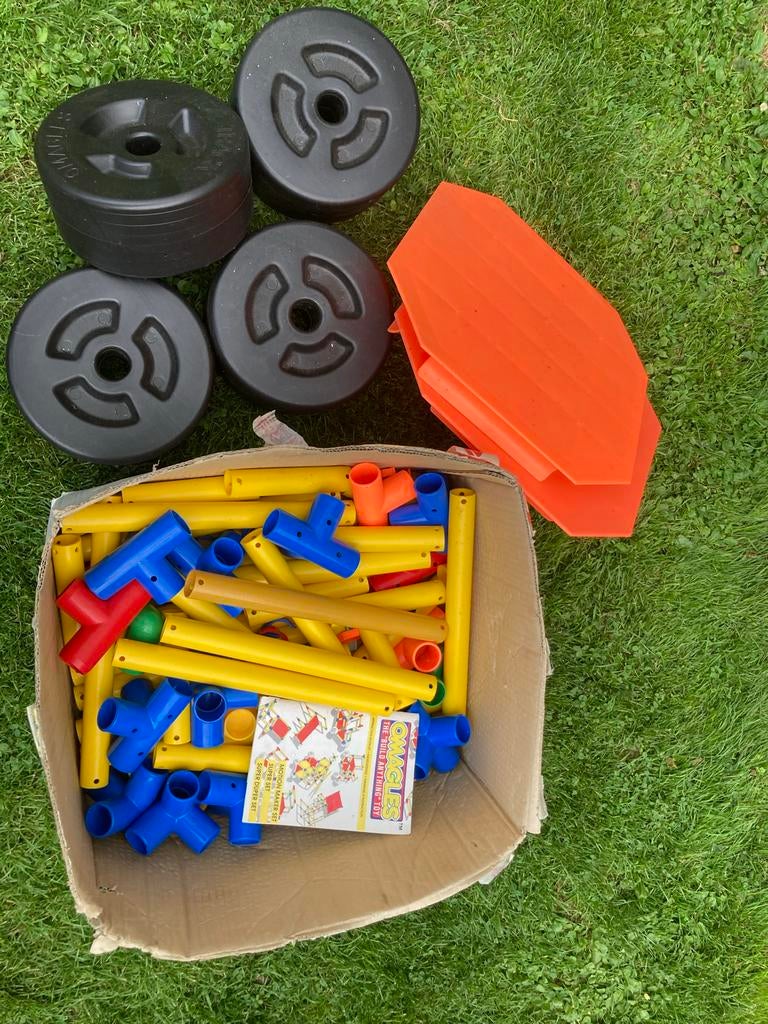 Grote bouwset - constructiemateriaal, Kinderen en Baby's, Speelgoed | Overig, Gebruikt, Jongen of Meisje, Ophalen of Verzenden