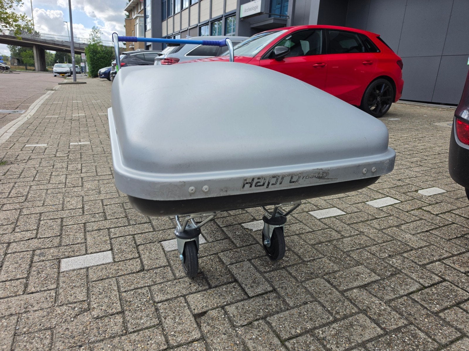 Hapro Roady R 350 dakkoffer - Grijs, Ophalen, Gebruikt