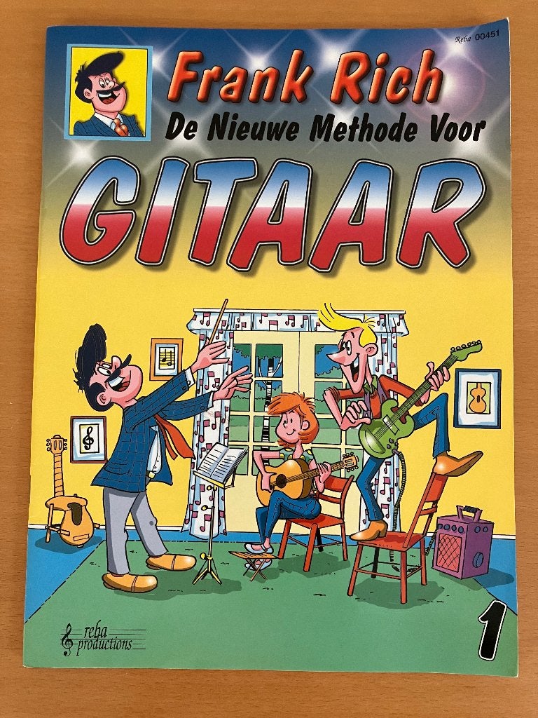 De Nieuwe Methode Voor Gitaar Deel 1 , Ophalen of Verzenden, Gelezen, Instrument, Frank Rich