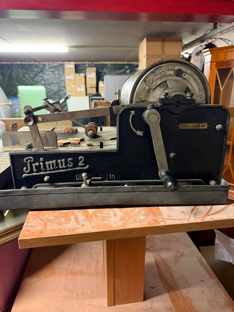 Antieke Primus 2 stencilmachine - Vintage kantoormachine, Ophalen of Verzenden