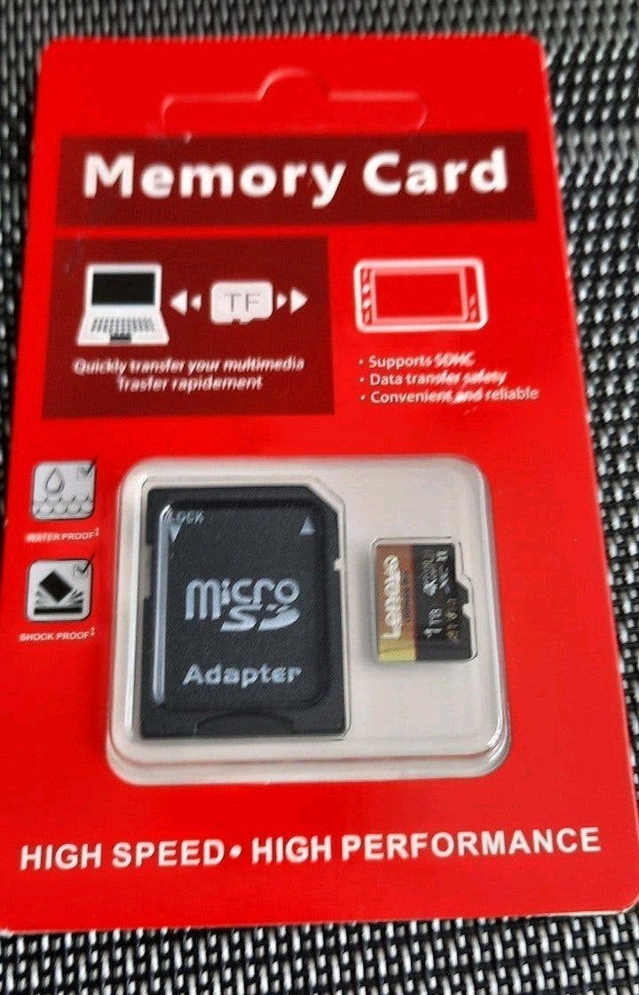 Lenovo 1TB MicroSD Geheugenkaart met Adapter - Nieuw, Audio, Tv en Foto, Nieuw, Ophalen of Verzenden, Fotocamera, MicroSD