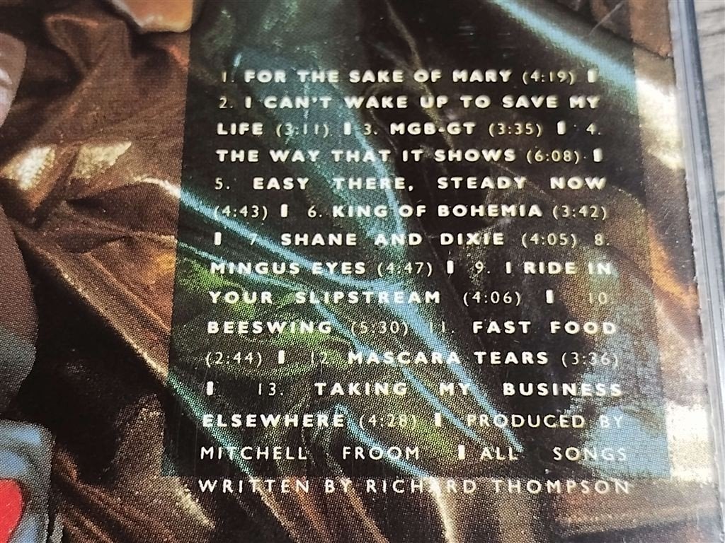 Richard Thompson - Mirror Blue, Cd's en Dvd's, Ophalen of Verzenden, Zo goed als nieuw