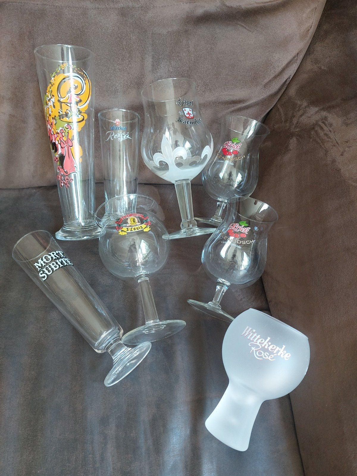 Verschillende mooie bierglazen, Verzamelen, Biermerken, Ophalen of Verzenden, Zo goed als nieuw, Glas of Glazen, Overige merken