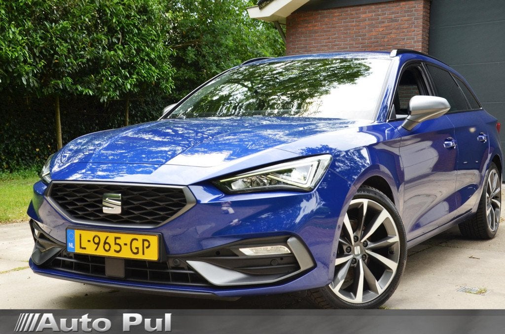 SEAT Leon Sportstourer 1.5 eTSI FR Business Intense Automaat, Stof, 4 cilinders, Origineel Nederlands, Automatische klimaatregeling