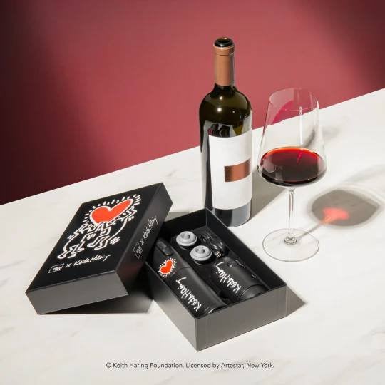 Vacu Vin zwarte elektrische kurkentrekker Keith Haring: € 60, Overige gebieden, Overige typen, Nieuw, Ophalen of Verzenden