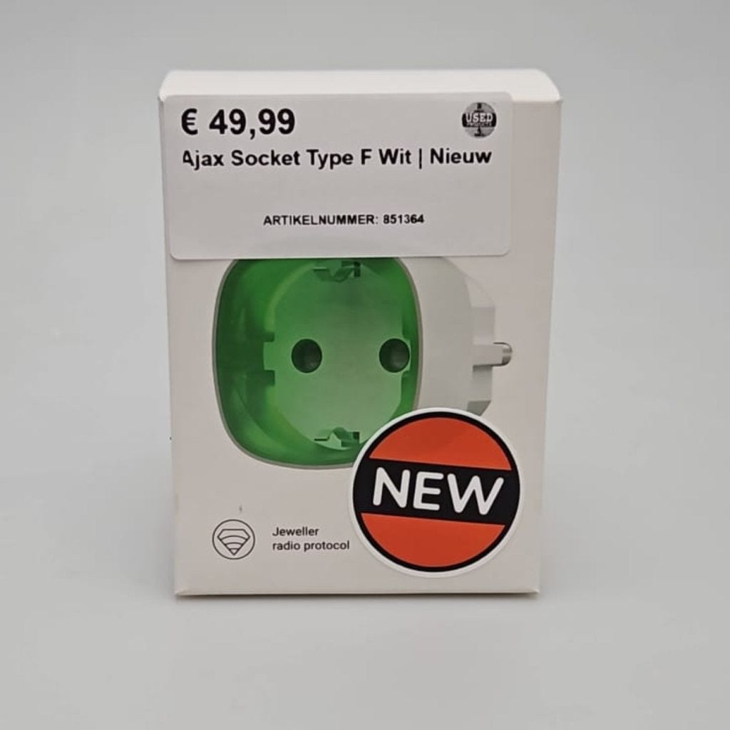 Ajax Socket Type F Wit | Nieuw, Huis en Inrichting, Flex Ltd., Nieuw, https://flex.com/contact-us, Nobelstraat 10, 5807 GA Oostrum LB, Limburg, Nederland