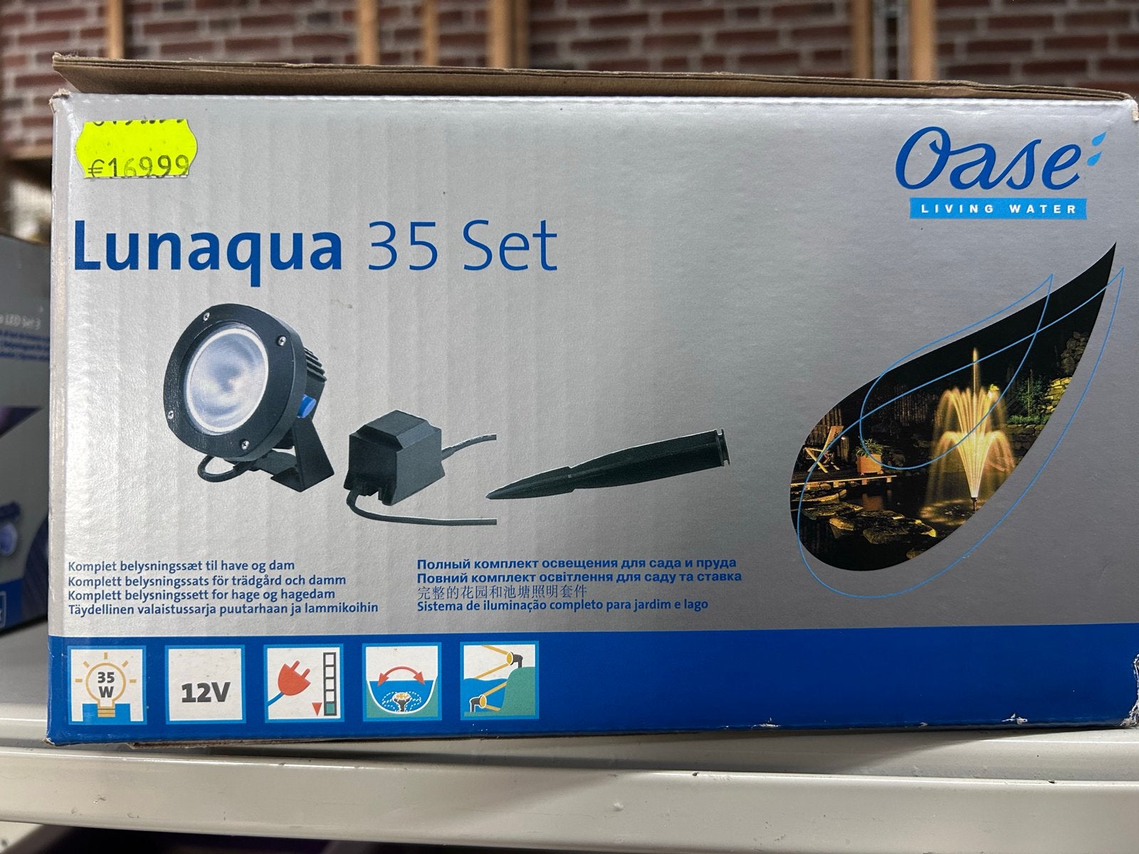 Oase Lunaqua 35 Set - Vijver- en Tuinverlichting, Kunststof, Minder dan 50 watt, Nieuw, Ophalen of Verzenden