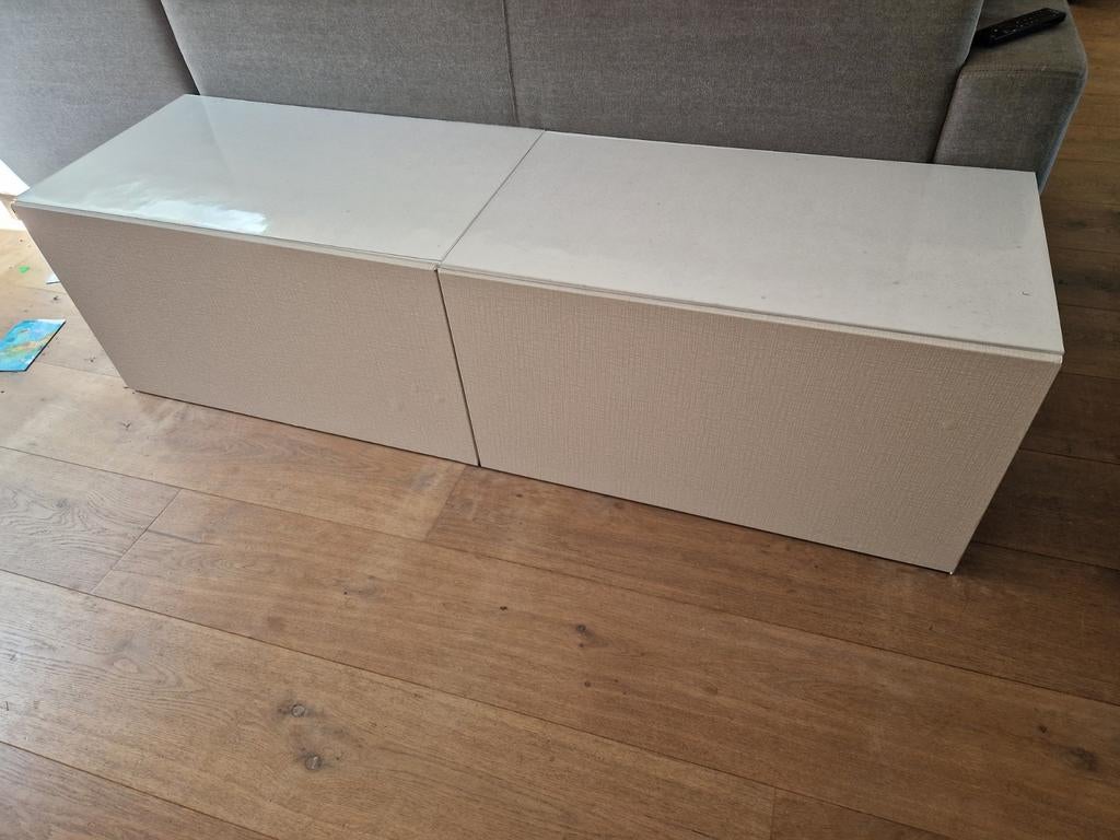 2x IKEA Trofast wandopberger en
2x IKEA Småstad kist, Huis en Inrichting, Kasten | Ladekasten, Minder dan 100 cm, Minder dan 50 cm