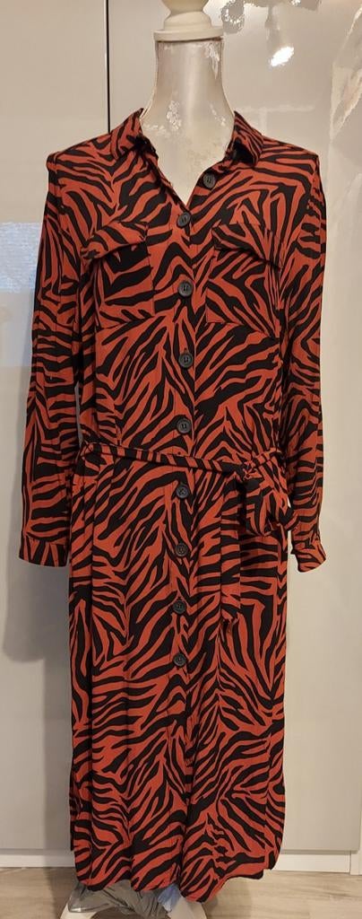 Lange jurk vann MS MODE maat 40, Maat 38/40 (M), Ophalen of Verzenden, Zo goed als nieuw, Rood