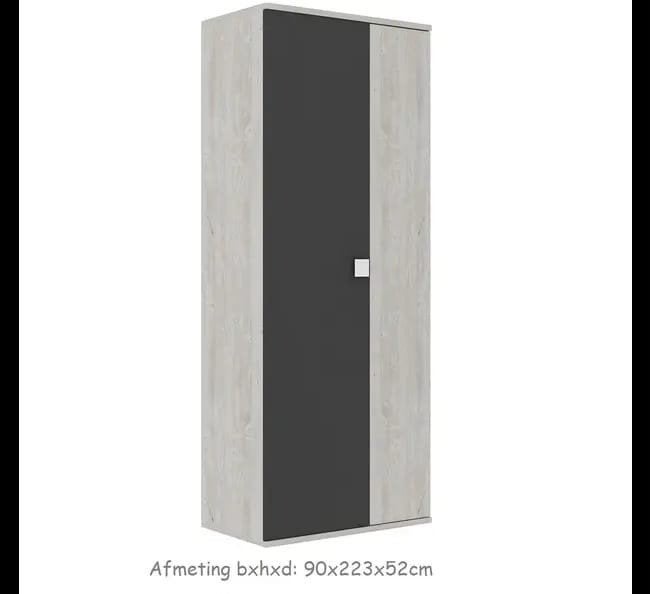 Nette kledingkast, Huis en Inrichting, Ophalen, Met deur(en), Gebruikt, 200 cm of meer
