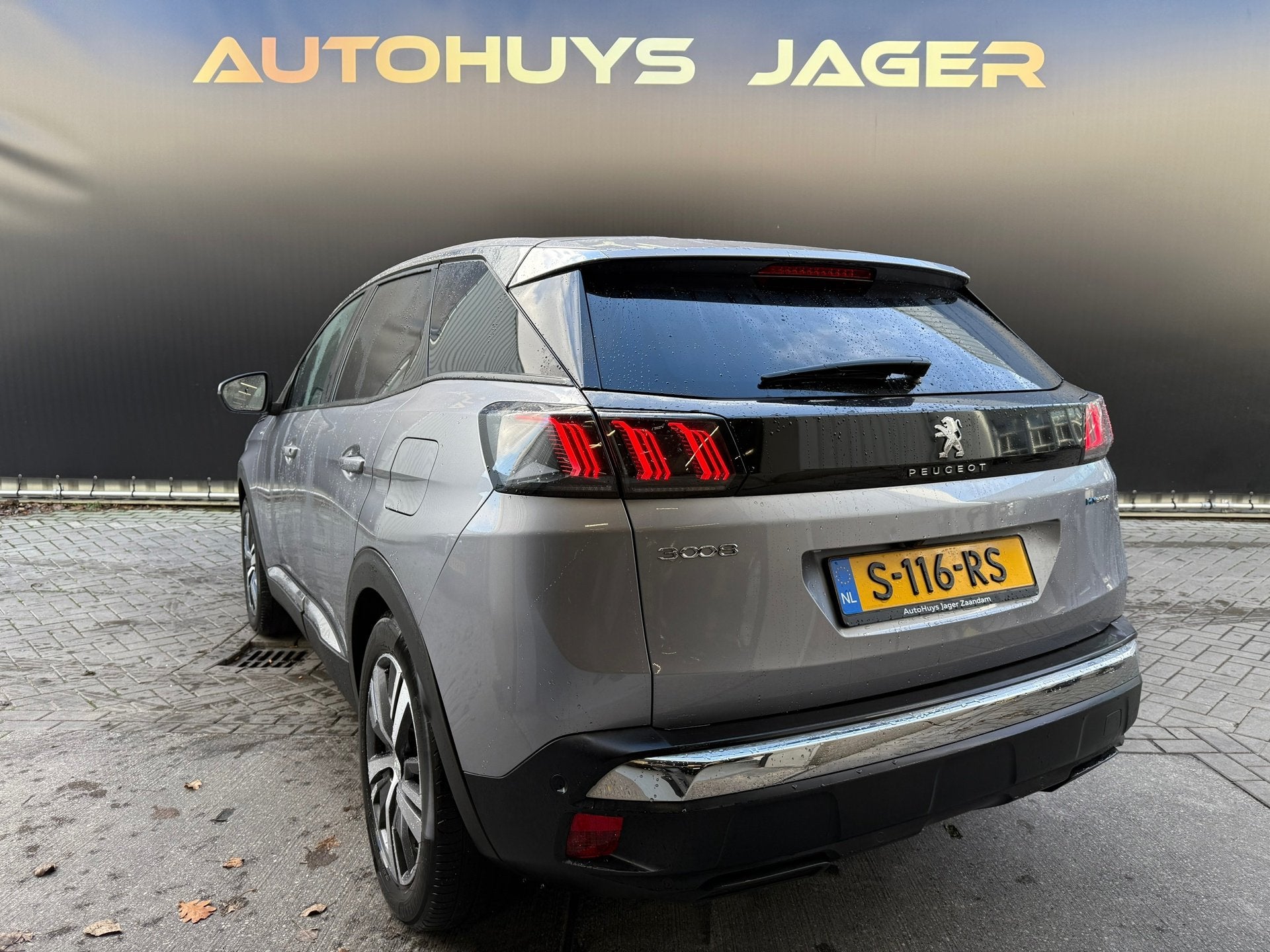 Peugeot 3008 1.6 HYbrid4 300 GT Pack Business, Auto's, Peugeot, Automaat, 4 cilinders, Leder en Stof, Bedrijf
