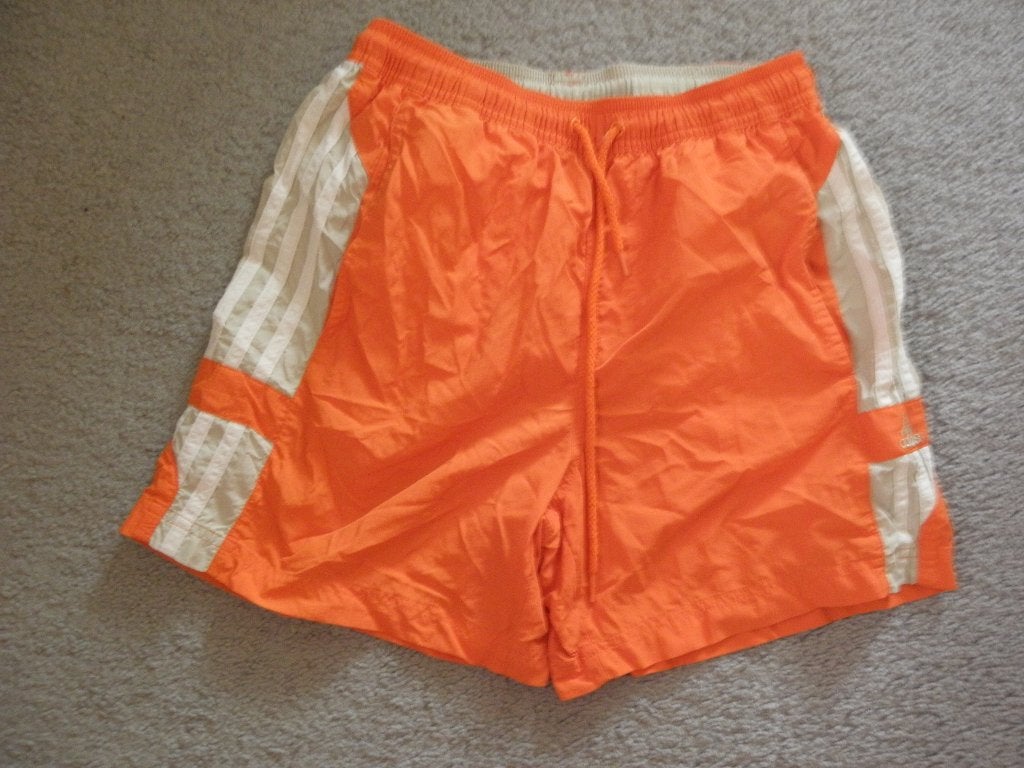 Origineel oranje zwem short bermuda broek ADIDAS 152 prima, Kinderen en Baby's, Kinderkleding | Maat 152, Adidas, Gebruikt, Sport- of Zwemkleding