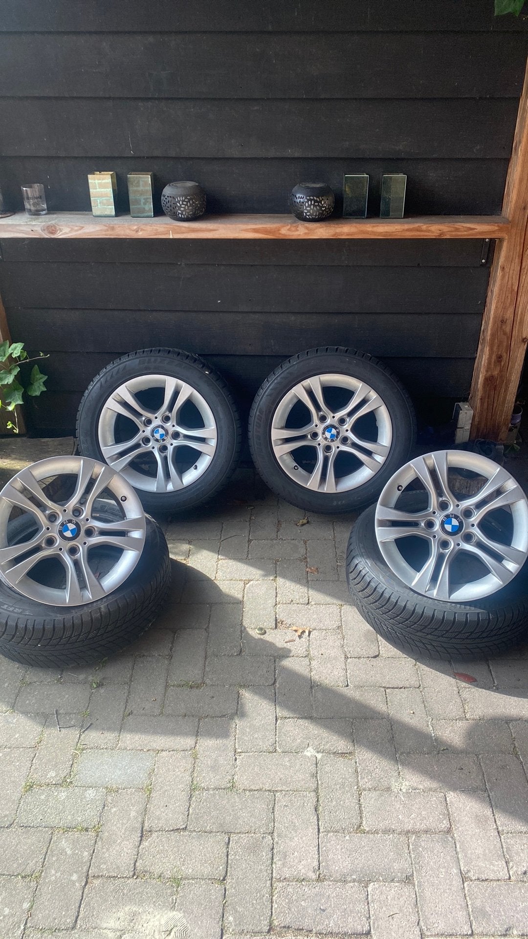 Banden plus velg, Ophalen