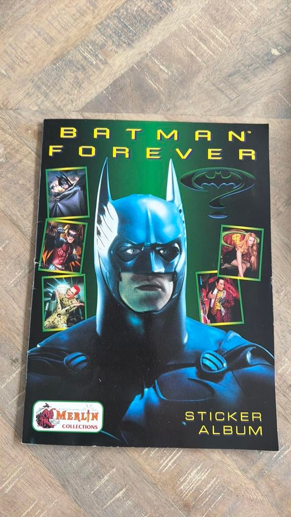 Badman forever compleet met bestelformulier merlin, Hobby en Vrije tijd, Stickers en Plaatjes, Verzenden, Zo goed als nieuw, Plaatje