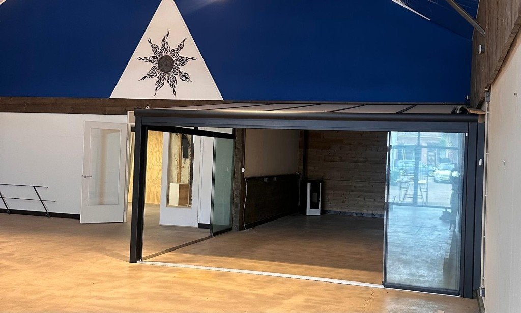 Luxe aluminium serre 5x4 m | showroommodel, Ophalen, Zo goed als nieuw, Serre