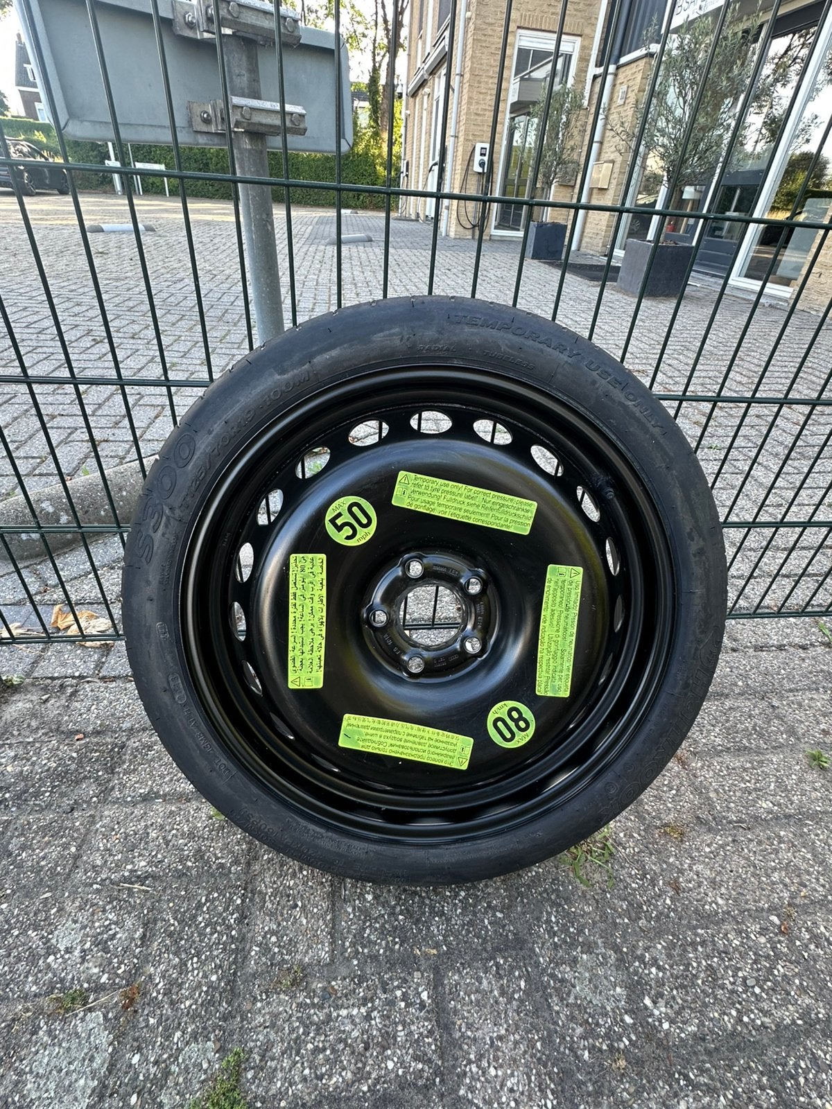 Reservewiel 5x112 diameter 66,6 thuiskomer, Ophalen of Verzenden, Volkswagen