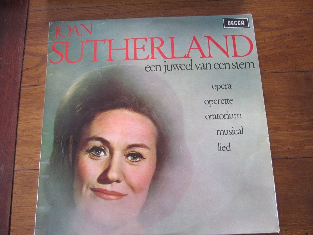 Joan Sutherland , Een Juweel Van Een Stem ( LP ), Opera of Operette, Inclusief binnenhoes, Ophalen of Verzenden, Zo goed als nieuw