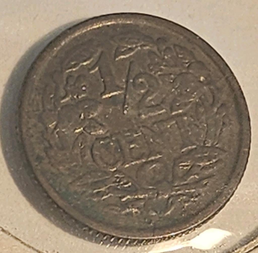 Halve cent Wilhelmina 1940, Ophalen of Verzenden