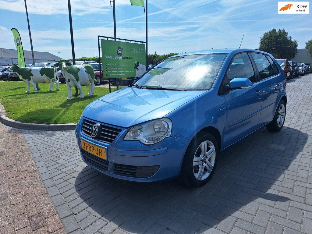 Volkswagen Polo 1.4-16V Turijn / 5- deurs / APK t/m feb 2027, Auto's, Voorwielaandrijving, 15 km/l, Blauw, Origineel Nederlands