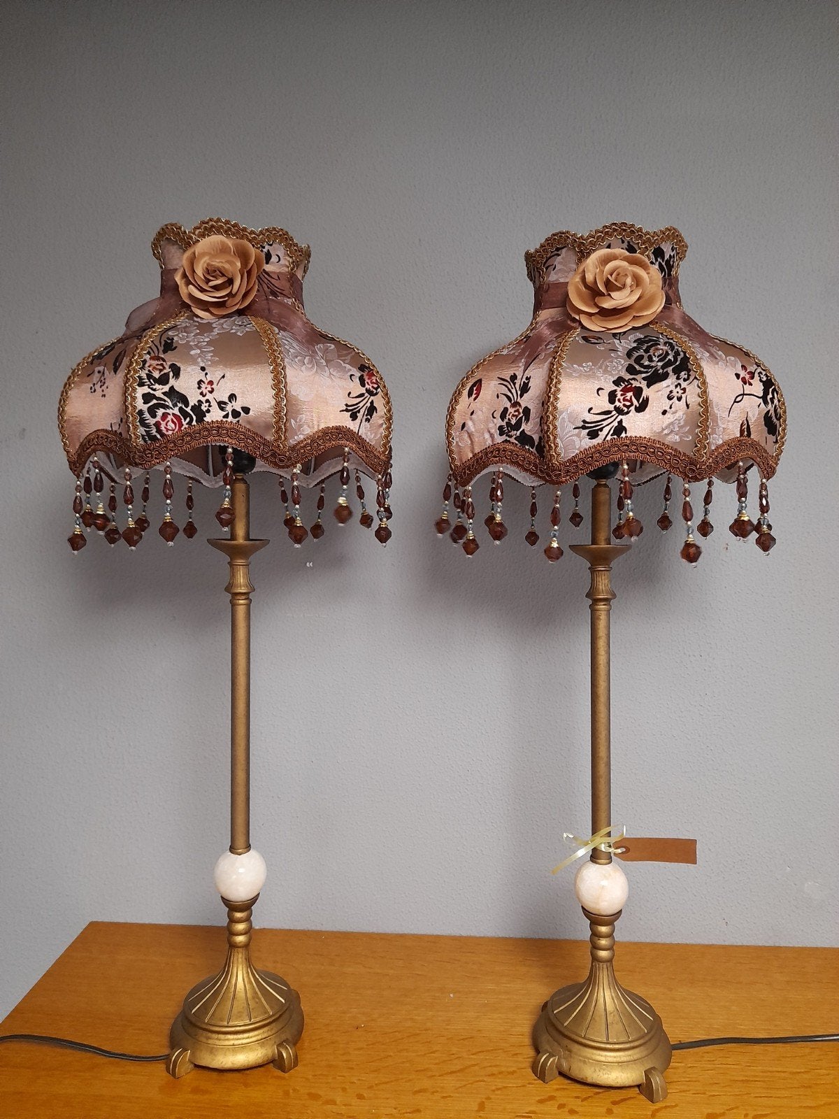 Victoriaanse lampen kappen 100.00 p.s, Antiek en Kunst, Ophalen