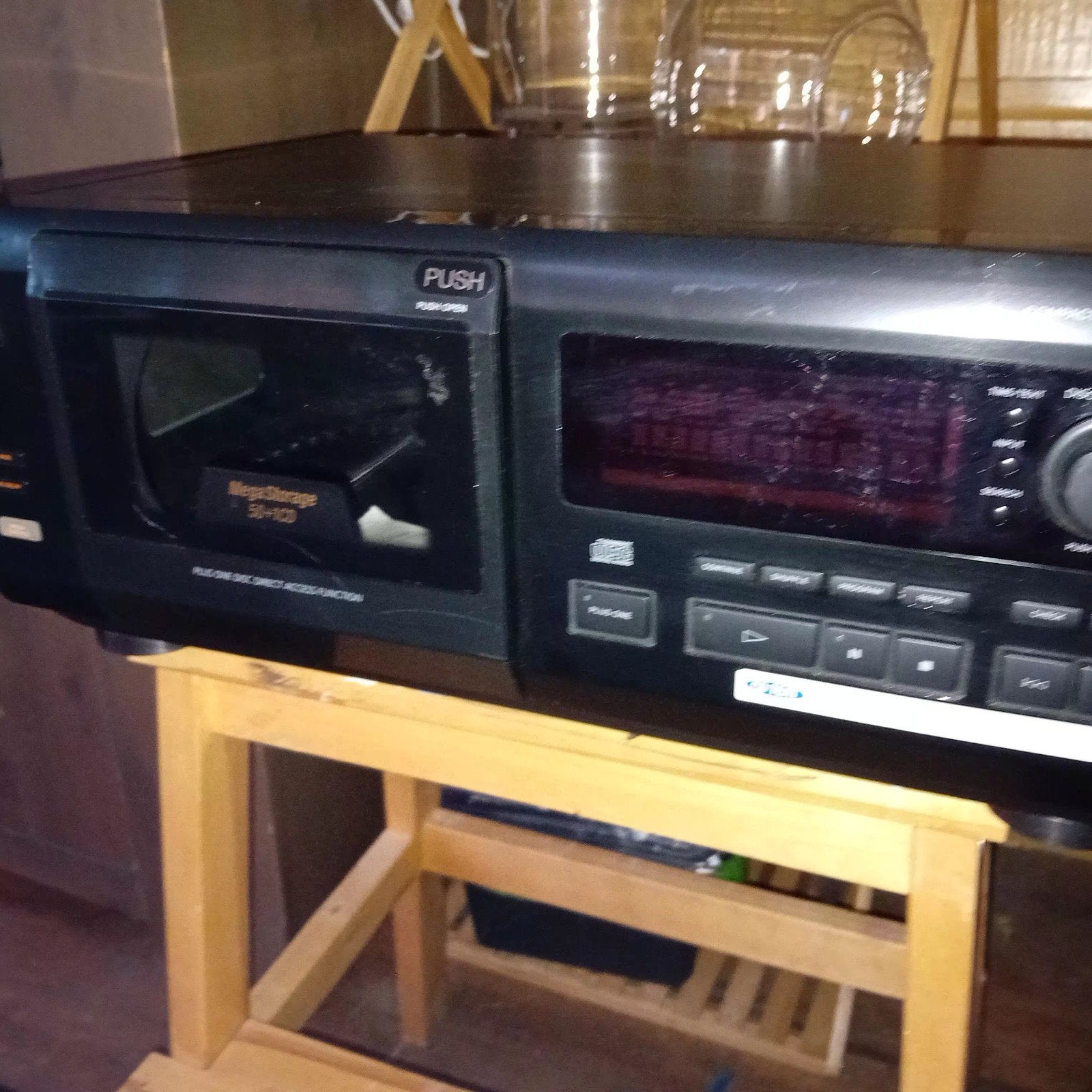 Sony CDP-CX55 CD-wisselaar 50+1 voor onderdelen (trafo stuk), Audio, Tv en Foto, Cd-spelers, Ophalen, Niet werkend, Sony, Wisselaar