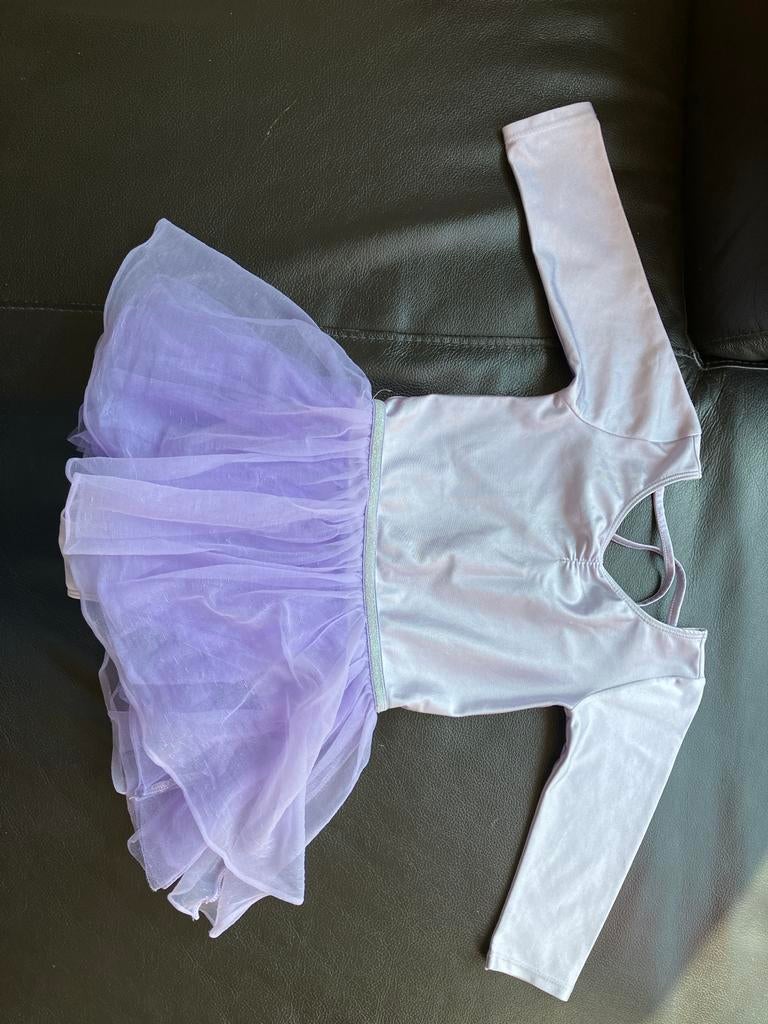 Balletpakje H&M maat 110/116 paars met tule rokje, Sport en Fitness, Ballet, Zo goed als nieuw, Kleding, Ophalen of Verzenden