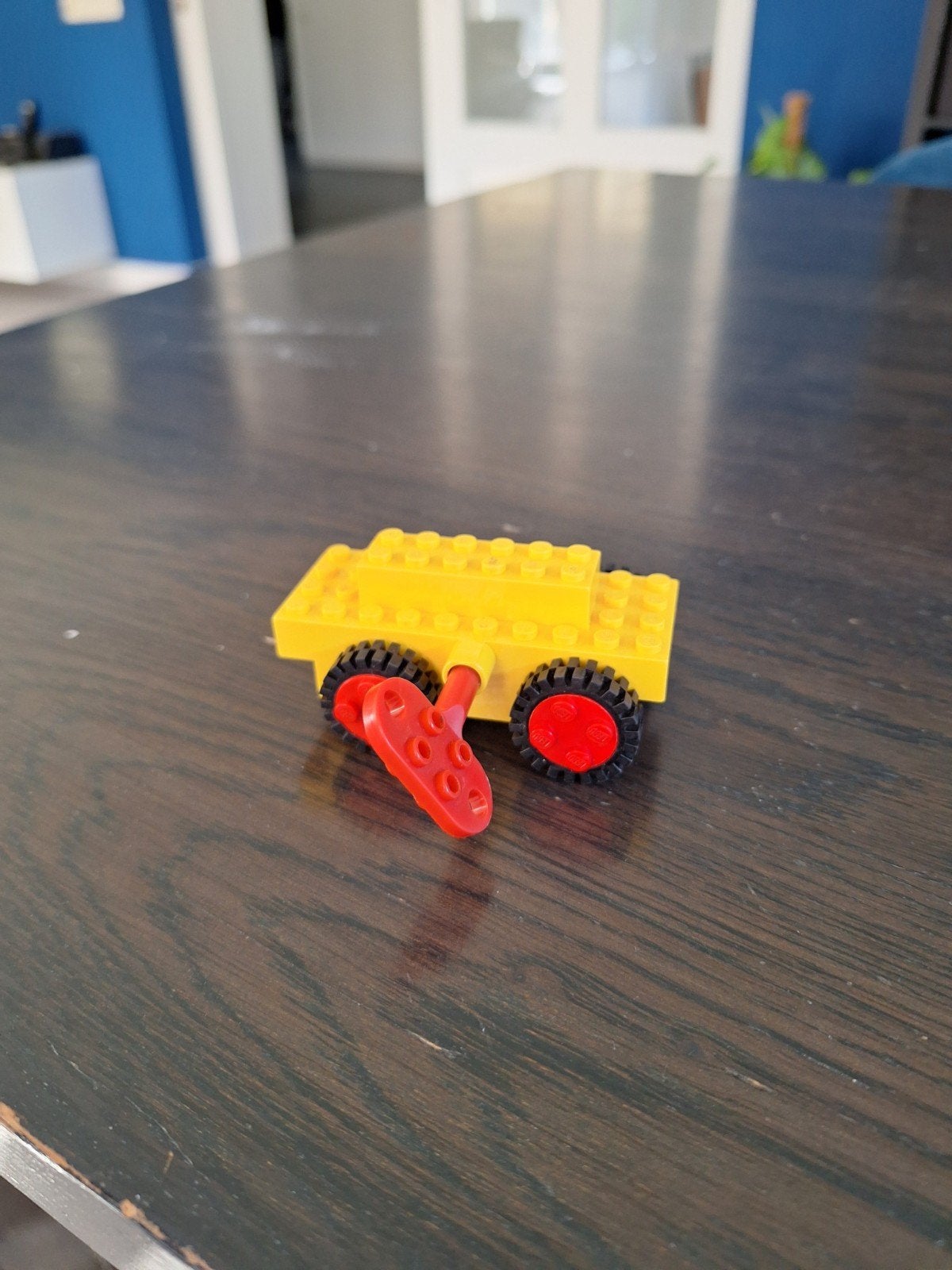 Lego auto met sleutel 890/895 - Zo goed als nieuw, Ophalen of Verzenden, Zo goed als nieuw, Complete set, Duplo