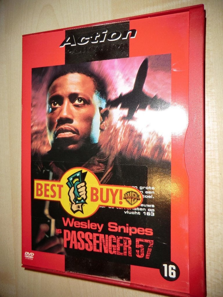 dvd PASSENGER 57 met wesley snipes in ~~nieuw~~ staat, Alle leeftijden, Verzenden, Zo goed als nieuw, Actie