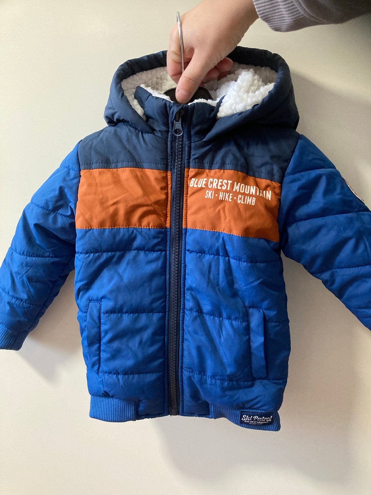 Dirkje Winterjas Blauw/bruin Maat 74/9M, Ophalen of Verzenden, Zo goed als nieuw, Jongetje, Jasje
