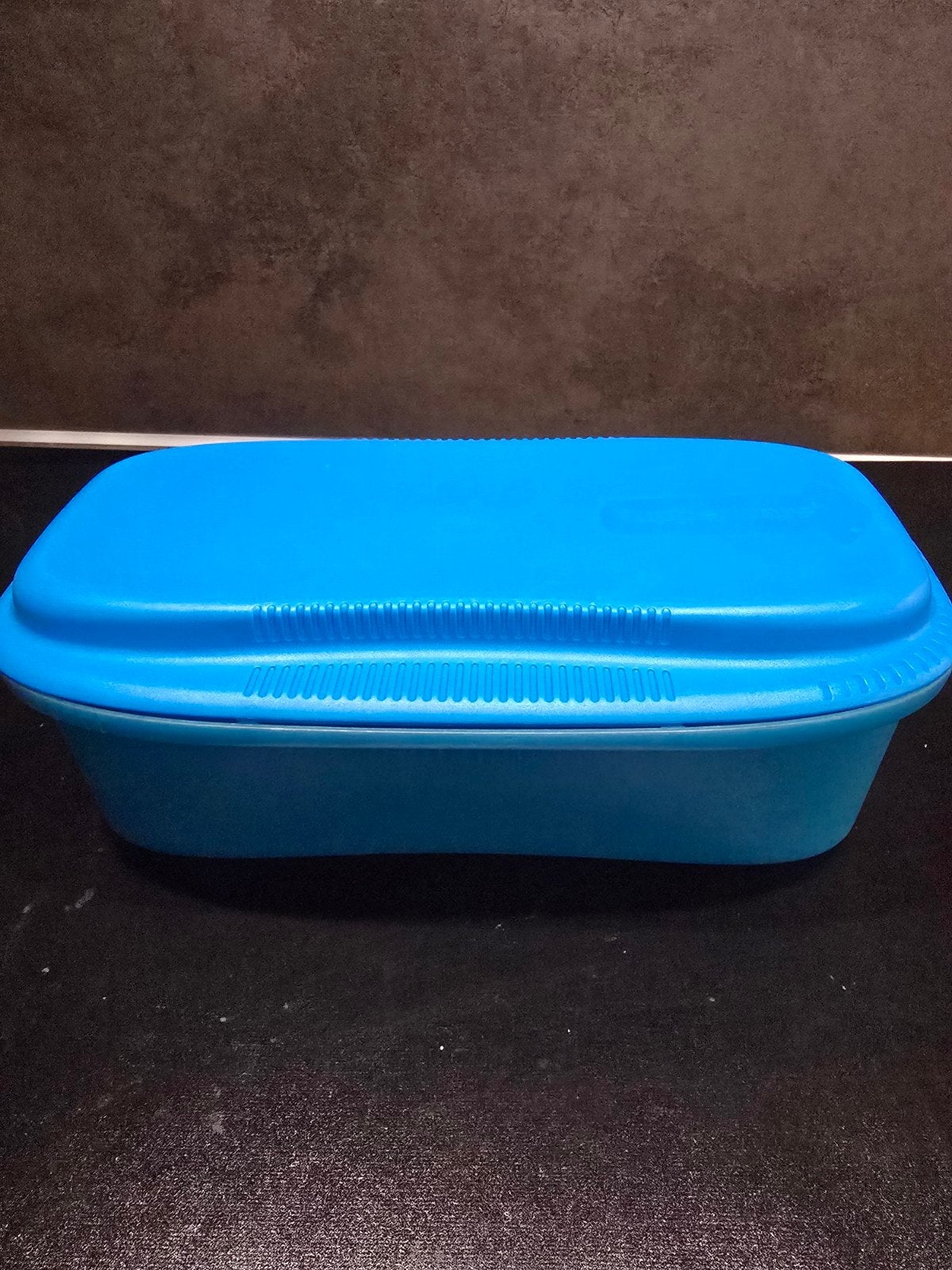Tupperware Spaghetti Koker voor de Magnetron - Blauw, Gebruikt, Blauw, Overige typen, Ophalen of Verzenden