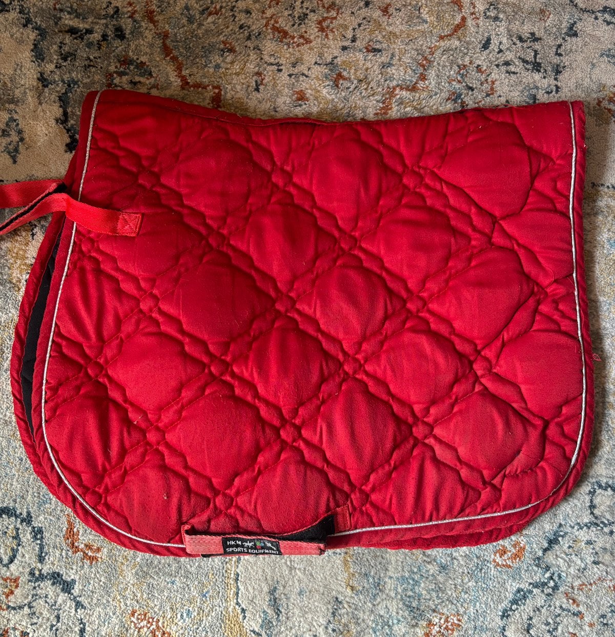 Rood HKM dekje, Dieren en Toebehoren, Full (L), Gebruikt, Rood, Ophalen of Verzenden