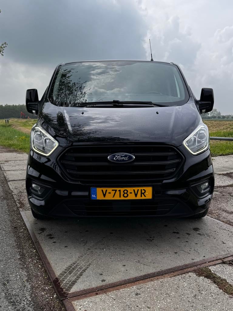 Ford Transit Custom Gbdc 2.0 Tdci 105PK 280 L1h1 2019, Voorwielaandrijving, Stof, 1995 cc, Zwart