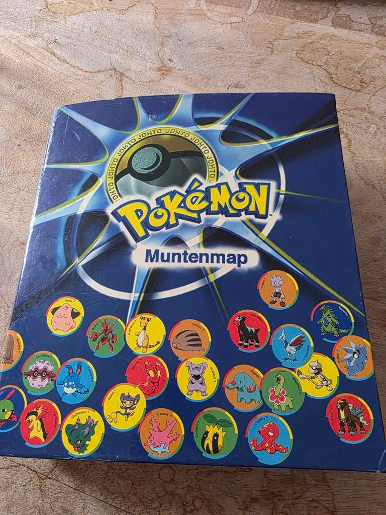 Pokémon Muntenmap met Munten, Ophalen of Verzenden, Gebruikt, Overige typen