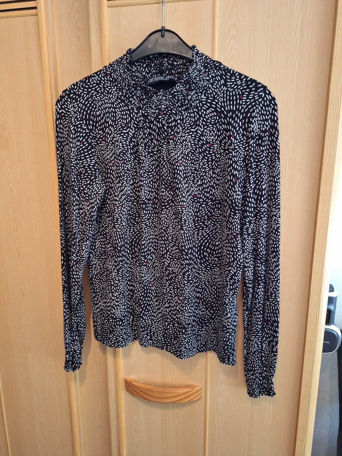 Juffrouw Jansen blouse maat M, Maat 38/40 (M), Zwart, Ophalen of Verzenden, Zo goed als nieuw