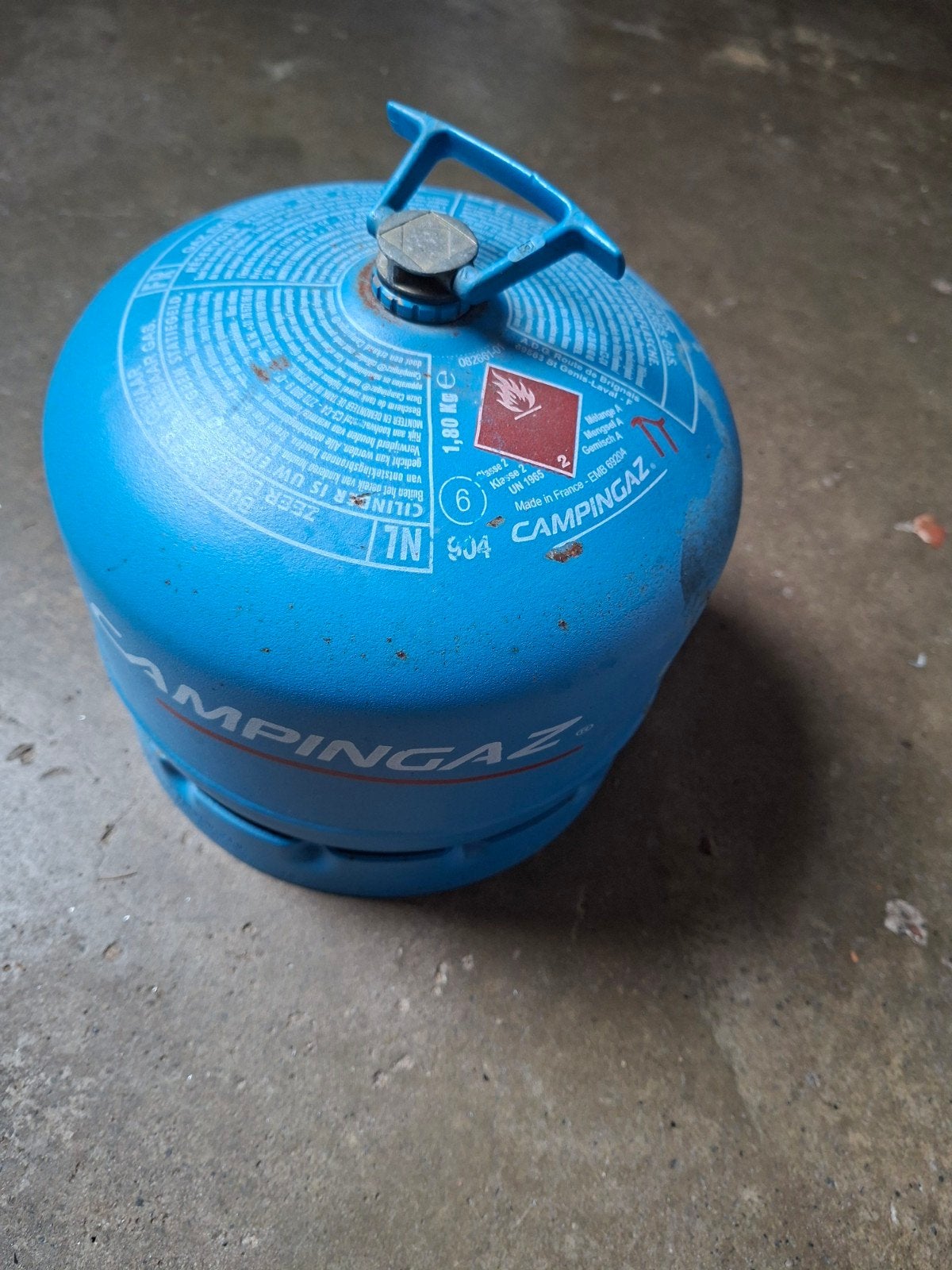 Campinggaz fles 904 niet helemaal leeg, Caravans en Kamperen, Ophalen