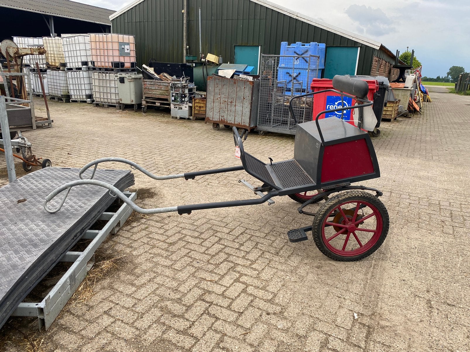 Mooie 2 wieler voor grote pony, Gebruikt, Pony
