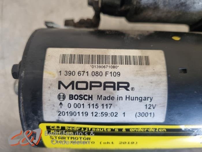 Startmotor van een Fiat Ducato, Gebruikt, -, -, Ophalen of Verzenden